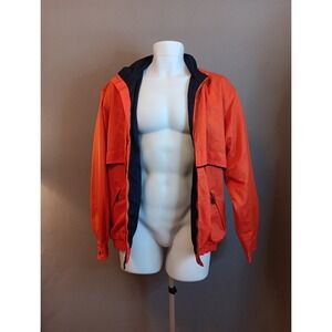 Cutter & Buck Weathertec Jacket Orange Size S LPGA Corning Classic Windbreaker
